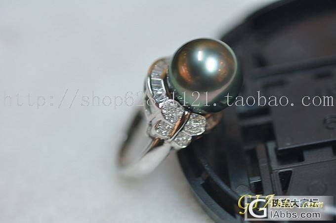 找到了两粒极品色的粉晶，便宜出一个豪华绿孔雀珍珠戒指13mm，翡翠豪华套装_珍珠翡翠和田玉