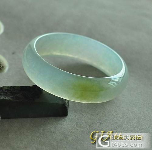 完美冰黄手镯 内径54mm 带证书0557已售_手镯翡翠双儿翡翠和田玉