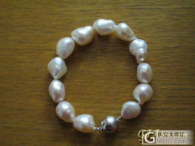 年前上海出差，城隍庙买的珍珠，做了手串_珍珠