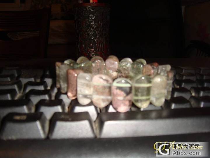 红绿幽灵水晶手排（7页129楼已上新图）_手排珠串幽灵晶