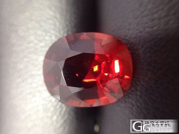 潛水君首秀——緬甸紅尖晶4.215ct_刻面宝石尖晶石