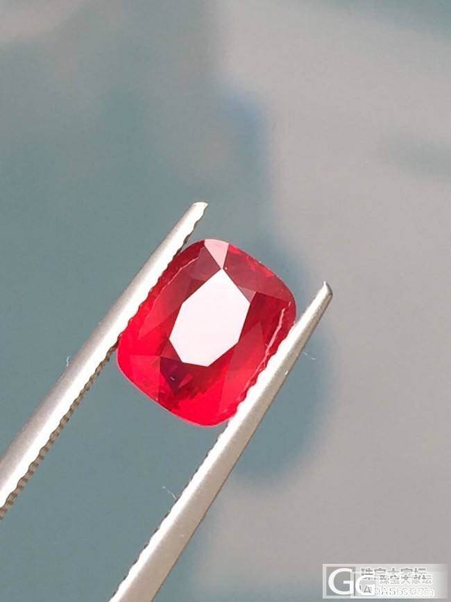 【卡禄彩宝】无烧鸽血红宝，一个2.19ct，一个3.03ct 全部带GRS证书，..._宝石