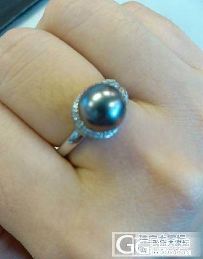 终于有个海珠了-一枚小戒指_珍珠