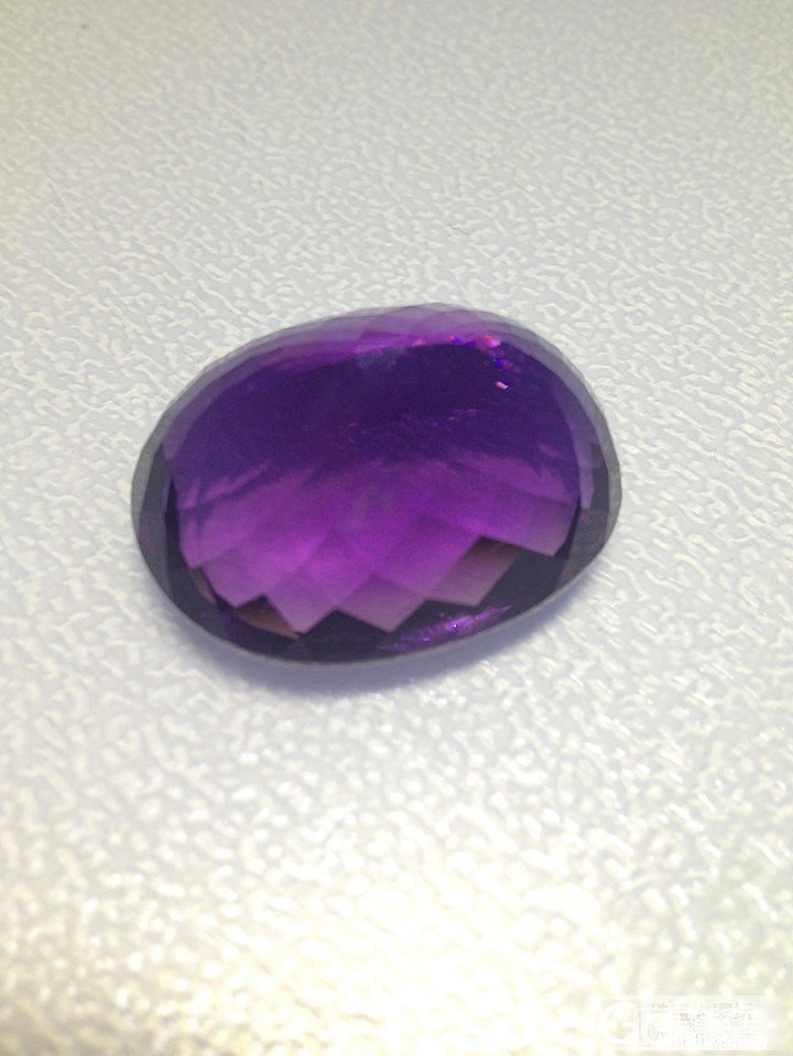 不同紫色调的超大颗粒紫水晶裸石（重新上图）_水晶