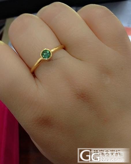 李师傅镶的美丽戒指晒出来，外加以前打的胖胖_戒指金