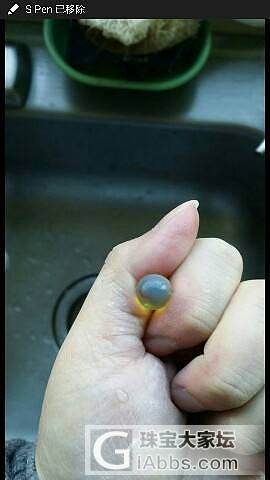 砂纸找不圆多米植物蓝珠10mm_打磨蓝珀琥珀