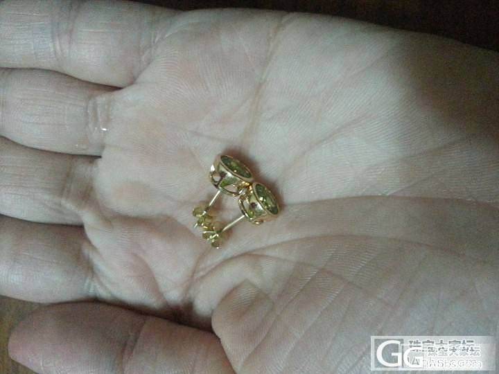 帮老婆8月生日准备的小礼物_耳钉刻面宝石橄榄石