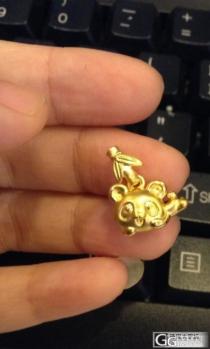 铂金小吊坠，竹子，钥匙，安克符_铂吊坠金