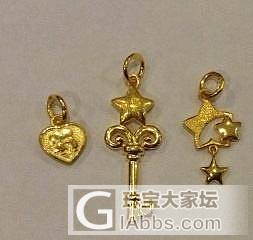 铂金小吊坠，竹子，钥匙，安克符_铂吊坠金