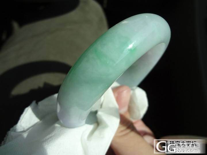 春彩的镯子！_翡翠