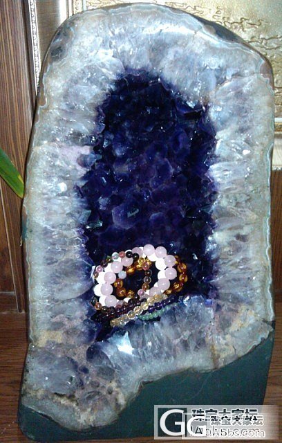 昨天买了一个紫晶洞晒图_洞盆簇
