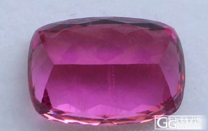 Rubellite 艳丽紫红色至尊鸽子蛋收藏级碧玺裸石_宝石