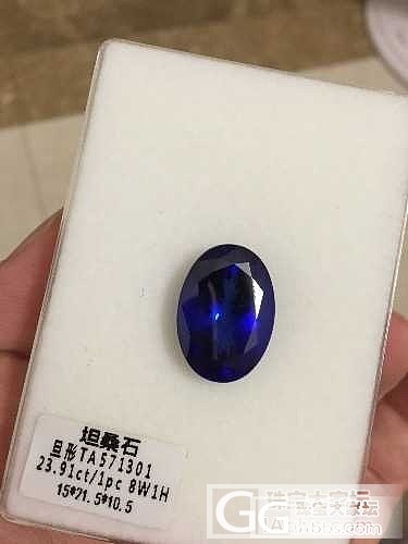 看看这个坦桑石怎样_刻面宝石坦桑石