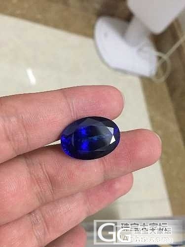 看看这个坦桑石怎样_刻面宝石坦桑石