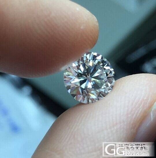 《卡缘珠宝》钻石重1.69ct D VVS1 GIA   火彩超闪！_钻石