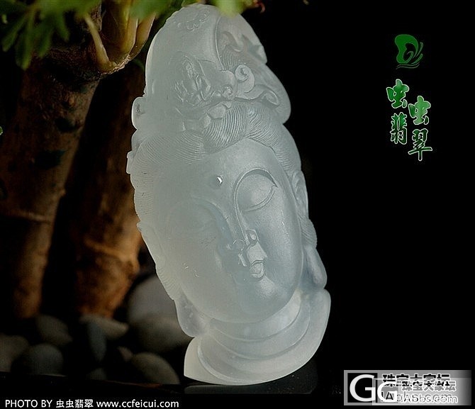 这个效果咋样_雕刻翡翠和田玉