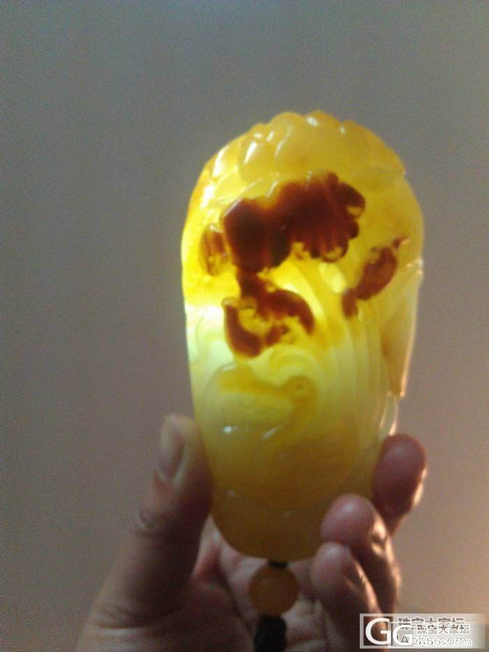 秀一下黄龙玉把玩件_黄龙玉