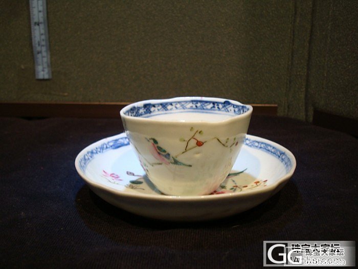 杂七杂八之———雍正粉彩杯碟_瓷器