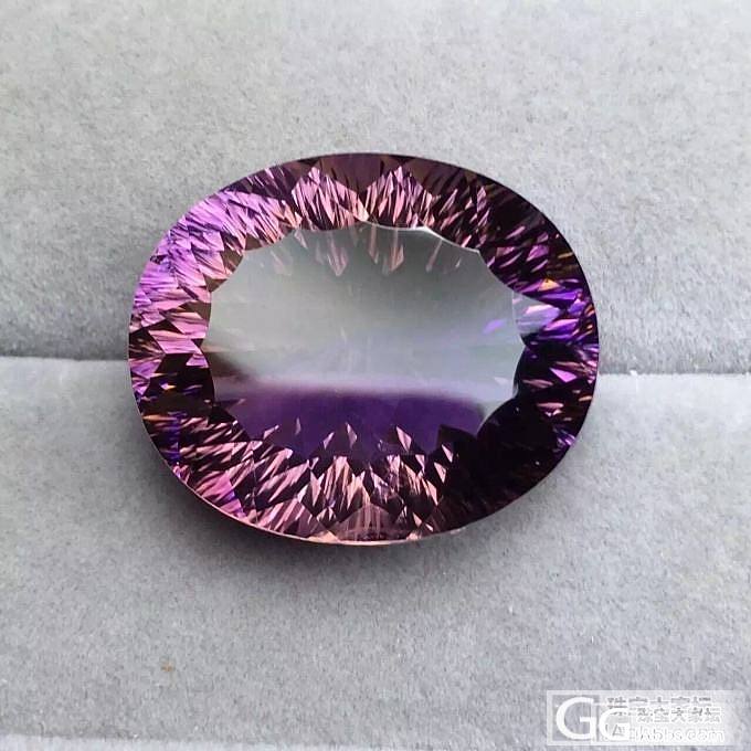 亲：这个紫黄晶多少价可以入？_刻面宝石紫黄晶