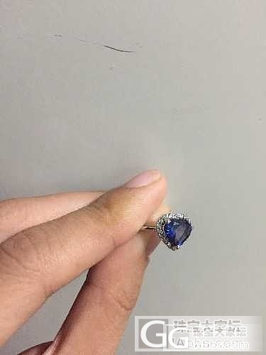 在土耳其买了个蓝宝石，求大家鉴定下_蓝宝石
