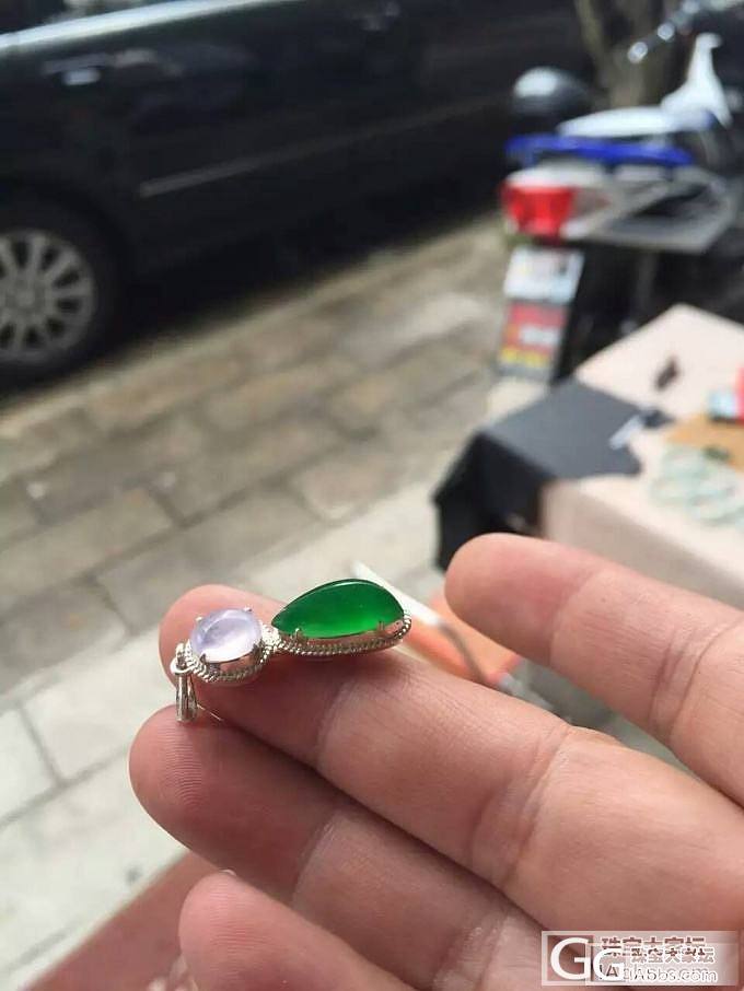 双十一秒杀来的戒面，貌似跪了。。。_戒面翡翠