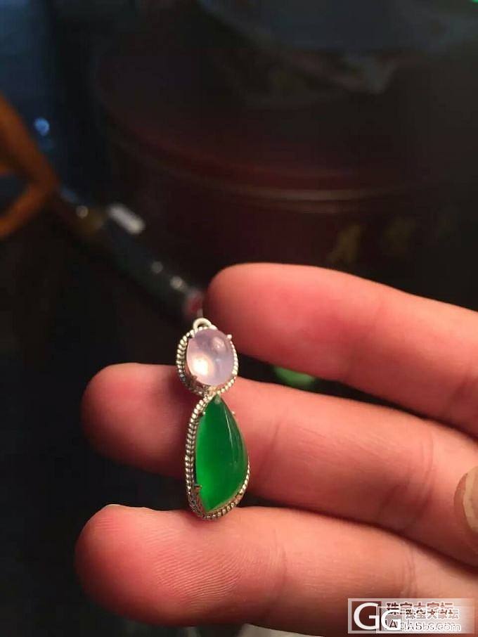 双十一秒杀来的戒面，貌似跪了。。。_戒面翡翠
