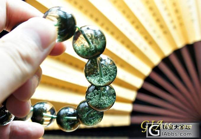 上一条藏典级绿幽灵聚宝盆手链 20mm 举世罕见 周末了与大家分享！_幽灵晶