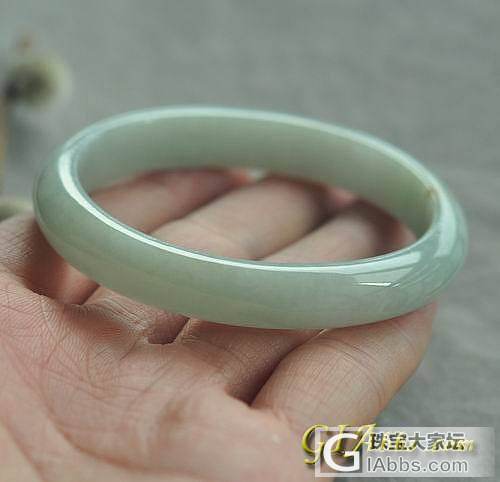 天然A货翡翠手镯 飘翡手镯 内径56mm 带鉴定证书1205_双儿翡翠