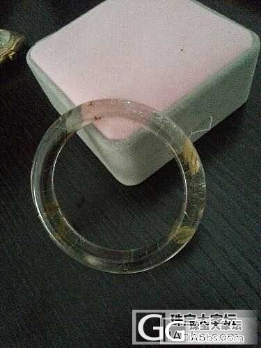 新手，大师们给看看怎么样_钛晶手镯