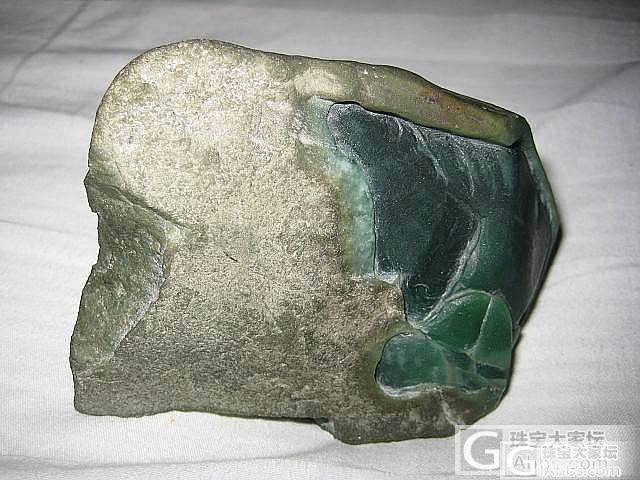 我的满翠的老后江手串_手链半成品翡翠