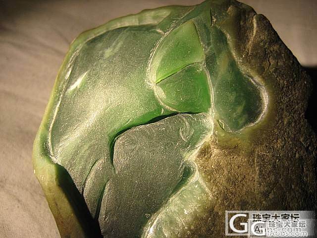 我的满翠的老后江手串_手链半成品翡翠