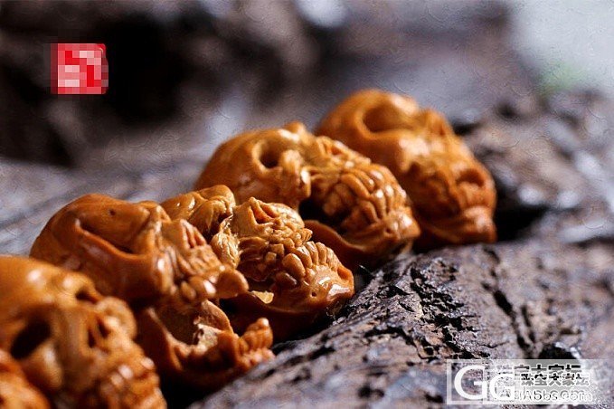 预定中的人生本色核雕手串，看着有点毛骨悚然！_核桃