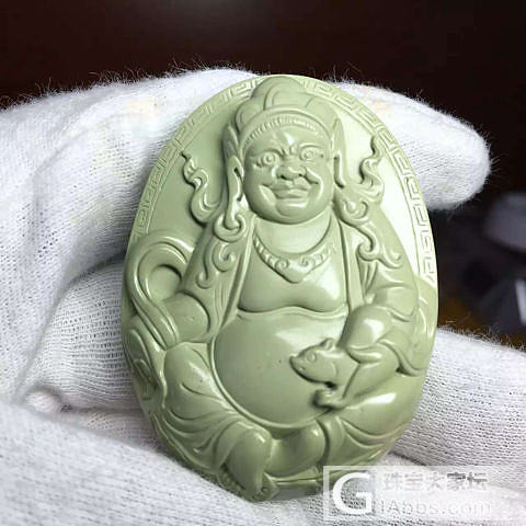 黄财神，黄财神在象雄文中称为“占巴拉”，藏文叫做“诺拉”，翻译成汉文叫做“财神”..._松石