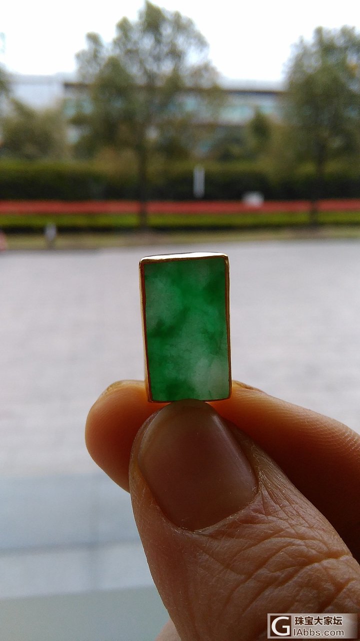 发了我买的翡翠吊坠,大概是吃药的吧_翡翠