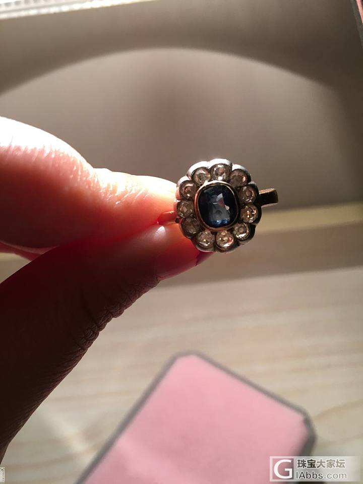 求助，蓝宝石戒指，已经镶嵌好，发现亭部有一个坑，怎么补救？_戒指蓝宝石