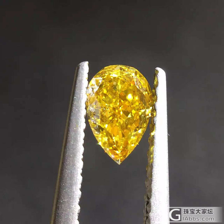 💎 0.51ct   Fancy Intense Orange Yellow  ..._彩钻