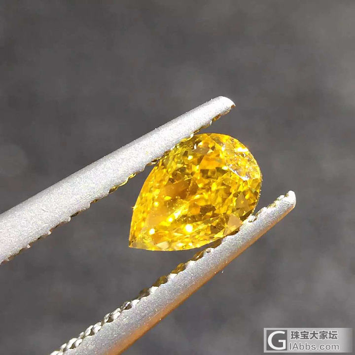 💎 0.51ct   Fancy Intense Orange Yellow  ..._彩钻