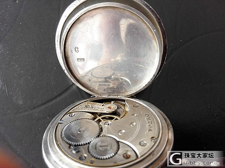 欧米茄二手老银怀表_欧米茄