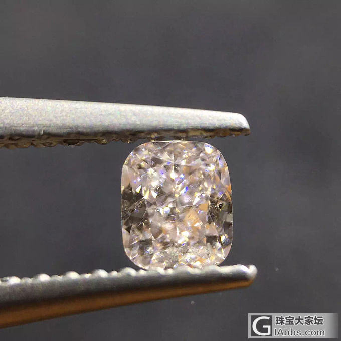 💎 0.34ct   Faint Pink   SI2.  微粉钻  虽然证书净..._彩钻