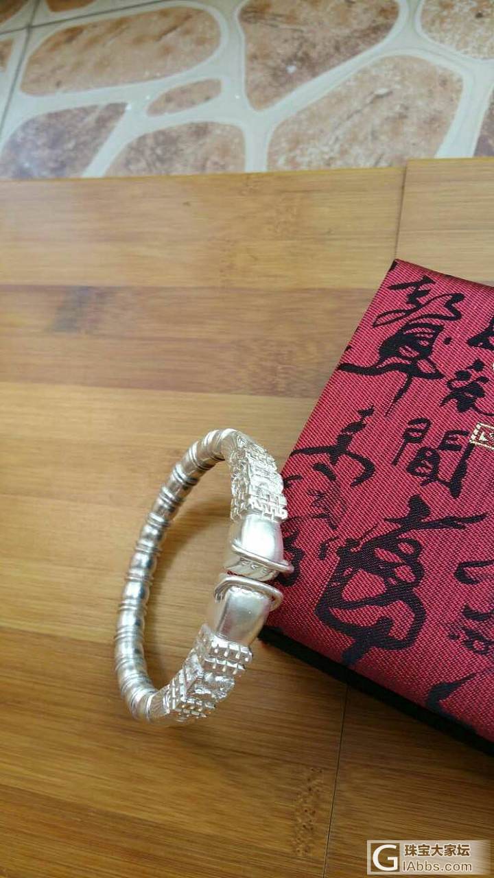 晒晒我的收藏镯_银手镯