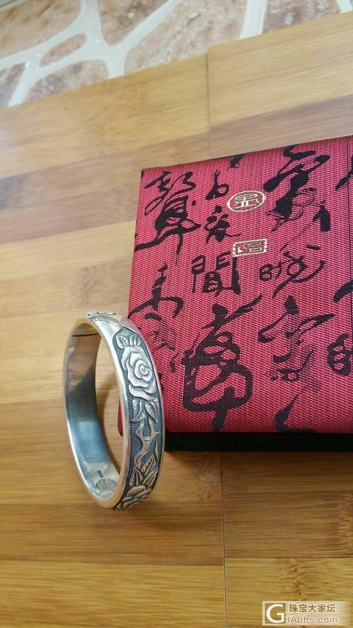 晒晒我的收藏镯_银手镯
