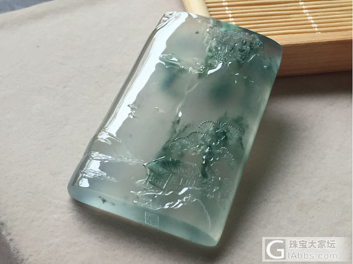 山水牌_牌子翡翠