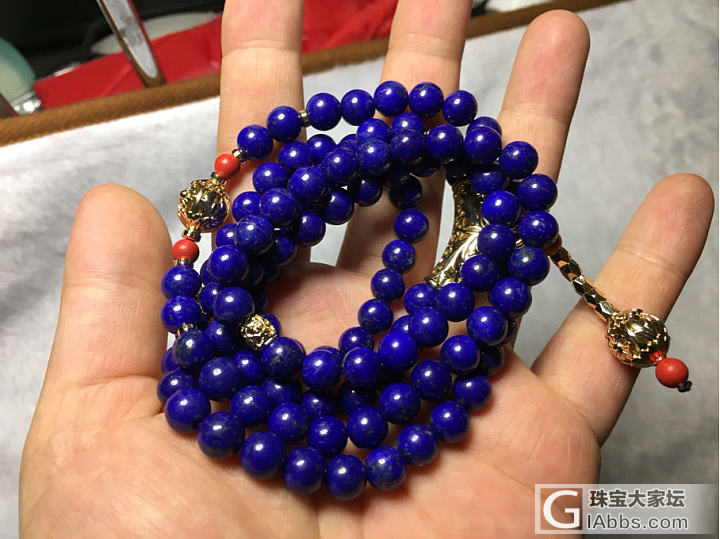 这样的青金13元一克贵吗_珠串玉石青金石