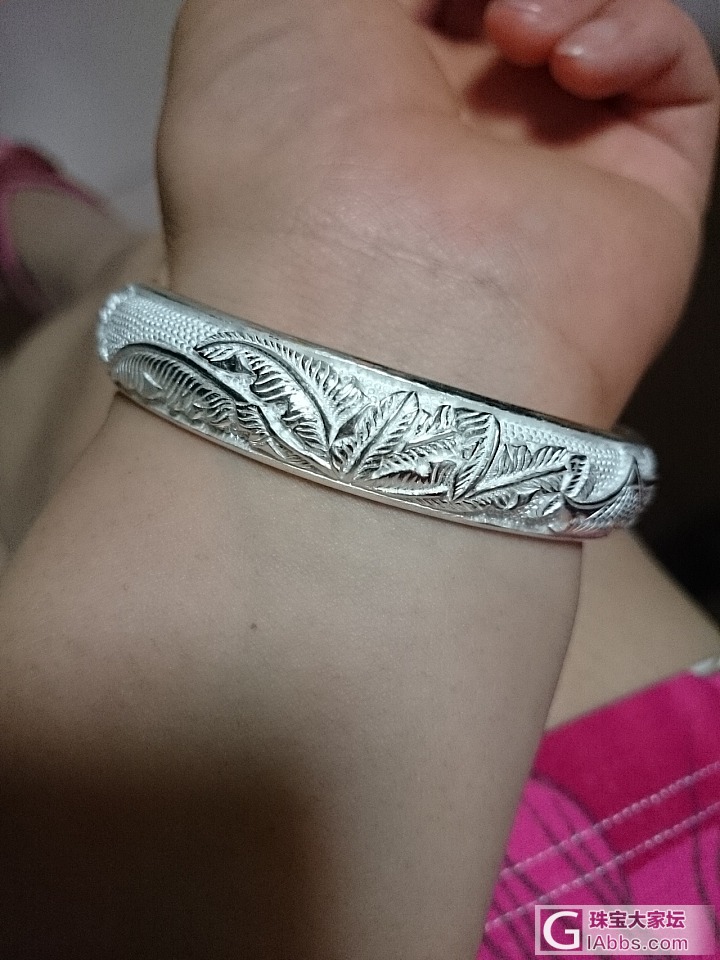 清欢＆美人蕉(❁´︶`❁)_手镯银