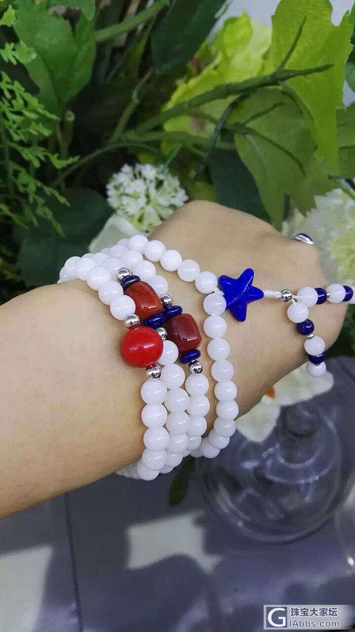 DIY砗磲108粒串串_砗磲