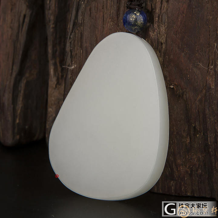 细腻糯白的白皮籽料_白玉