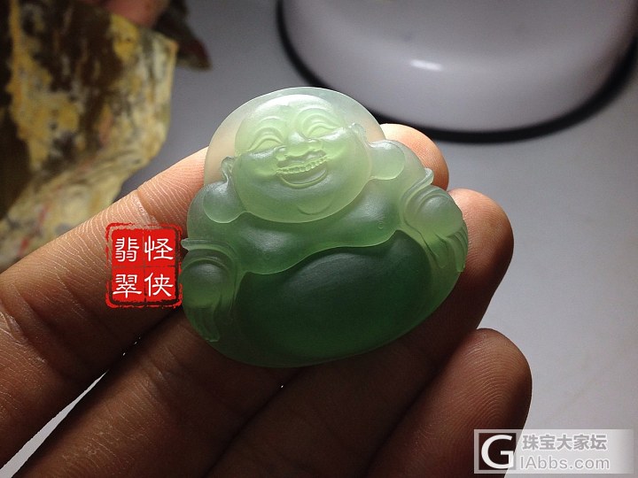【怪侠小禾】4块高冰晴水料子，这次比较正装~_明料翡翠