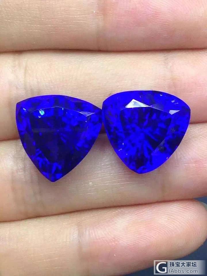 不是所有的坦桑石都是怎么美。_刻面宝石坦桑石