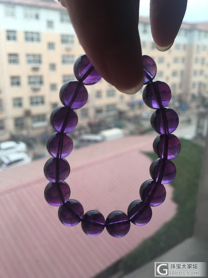 粉晶和紫晶，越看越喜欢_珠串粉晶紫水晶