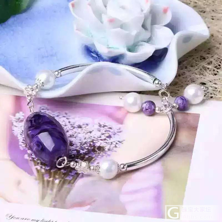 紫龙晶桶珠＋珍珠套装_珍珠紫龙晶